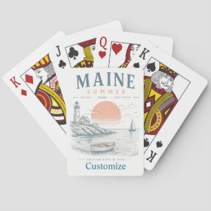 Maine Summer Fun Thunder_Cove Poker Cards