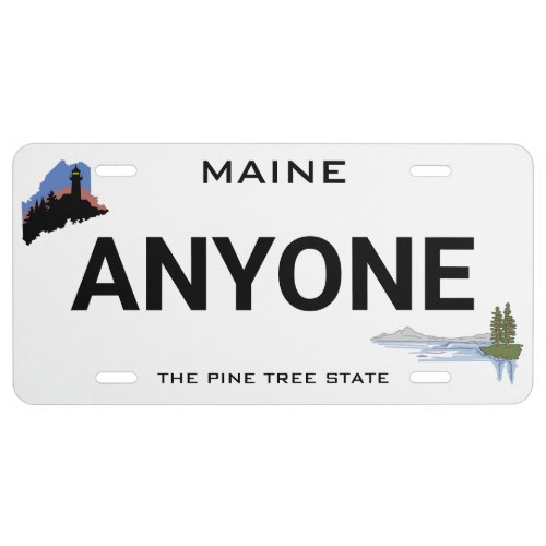 Maine Vanity License Plate