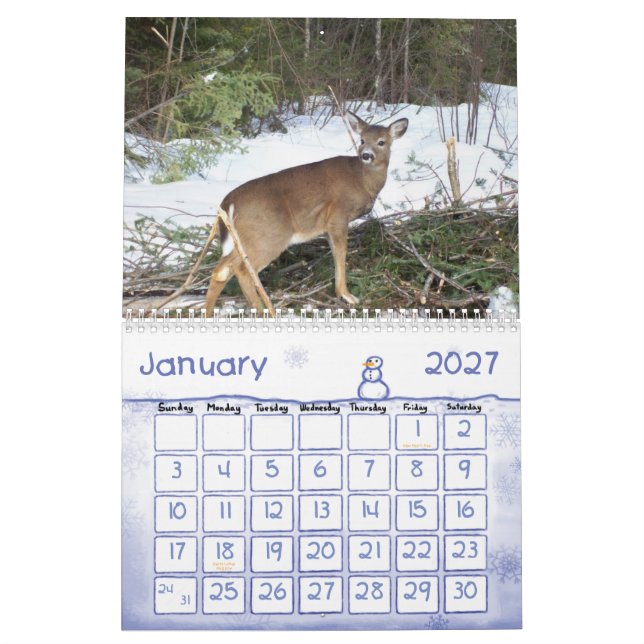 Maine Woods & Waters 2013 Calender Calendar (Jan 2027)