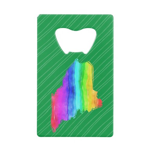 Mainebow Credit Card Bottle Opener