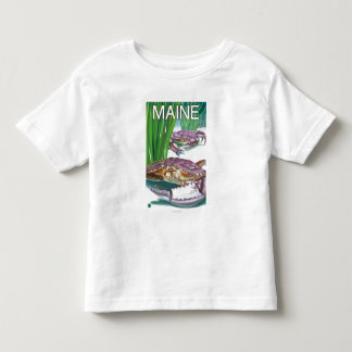 MaineCrab and Fisherman Toddler T-shirt