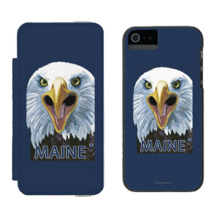 MaineEagle Up Close iPhone SE/5/5s Wallet Case