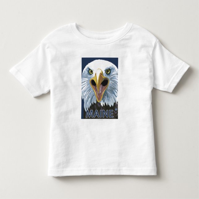MaineEagle Up Close Toddler T-shirt (Front)