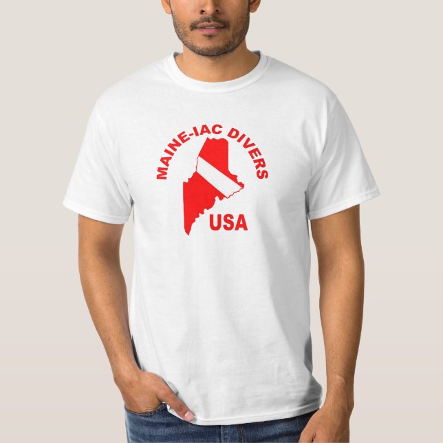 Maineiac Divers Classic Logo ValueT-shirt  T-Shirt (Front)