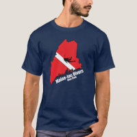Maineiac Divers Silhouette Logo White Lettering