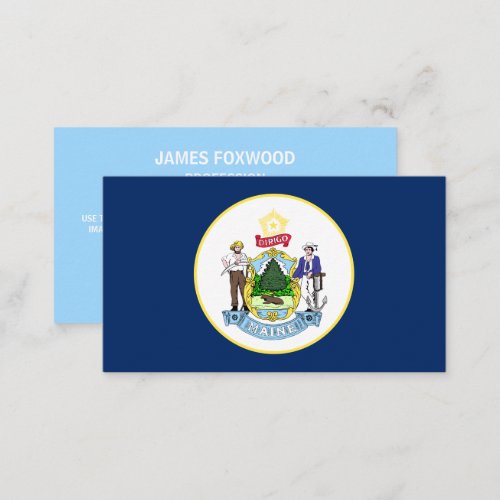 Mainer Seal Seal of Maine Business Card