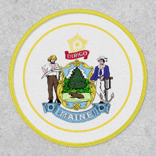 Mainer Seal Seal of Maine Patch