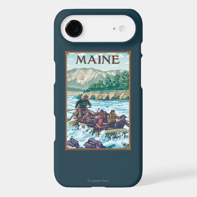 MaineRiver Rafting Scene Case-Mate iPhone Case (Back)