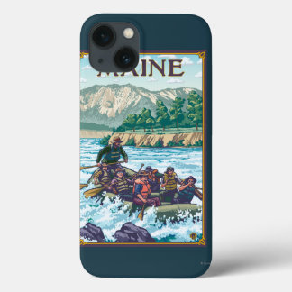 MaineRiver Rafting Scene iPhone 13 Case