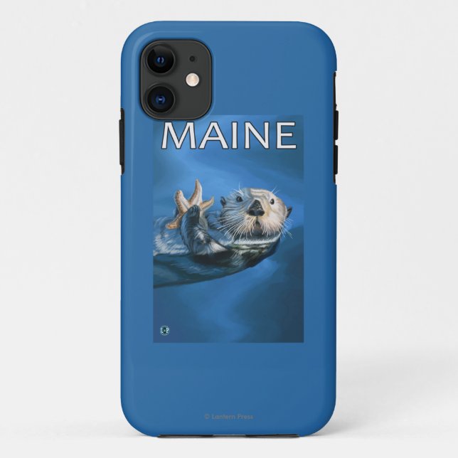 MaineSea Otter Scene Case-Mate iPhone Case (Back)
