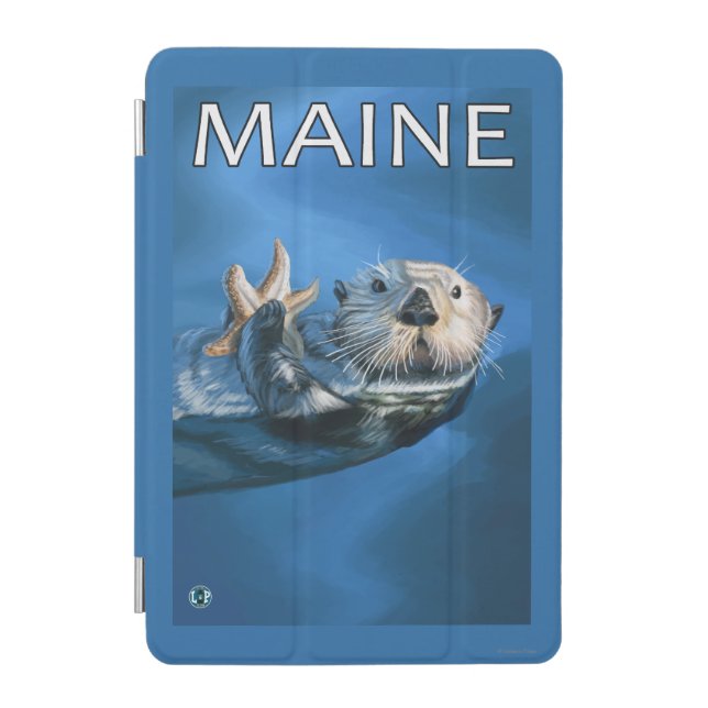 MaineSea Otter Scene iPad Mini Cover (Front)
