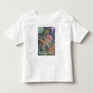 MaineTidepool Scene Toddler T-shirt