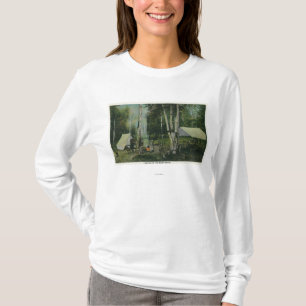 MaineView of a Campground in the Maine Woods T-Shirt