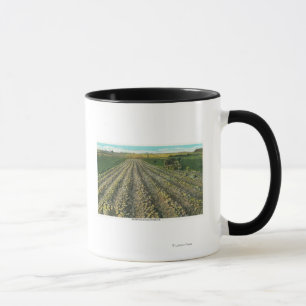 MaineView of a Potato Farm in Maine Mug