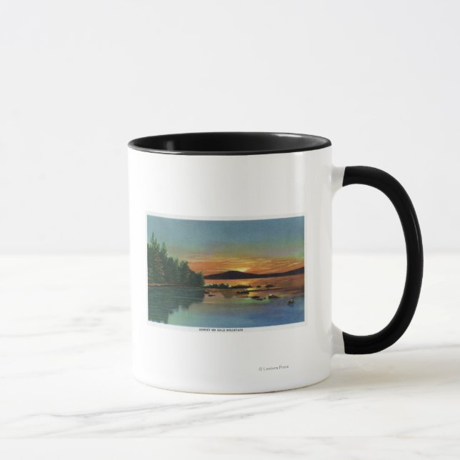 MaineView of a Sunset on Bald Mountain Mug (Right)