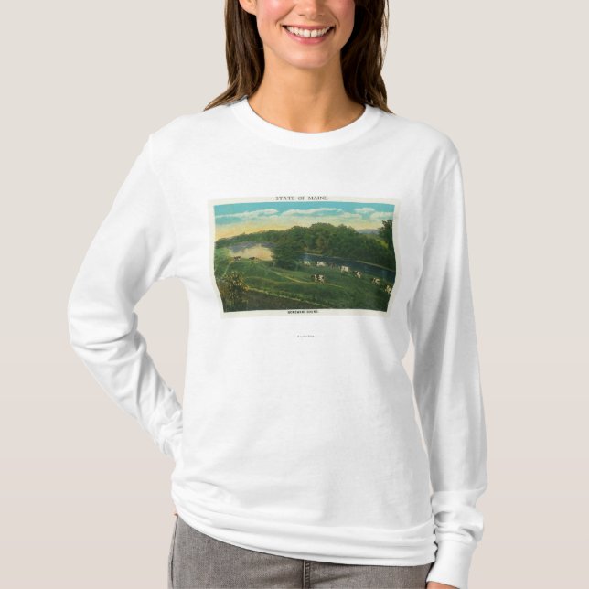 MaineView of Cows Homeward Bound T-Shirt (Front)