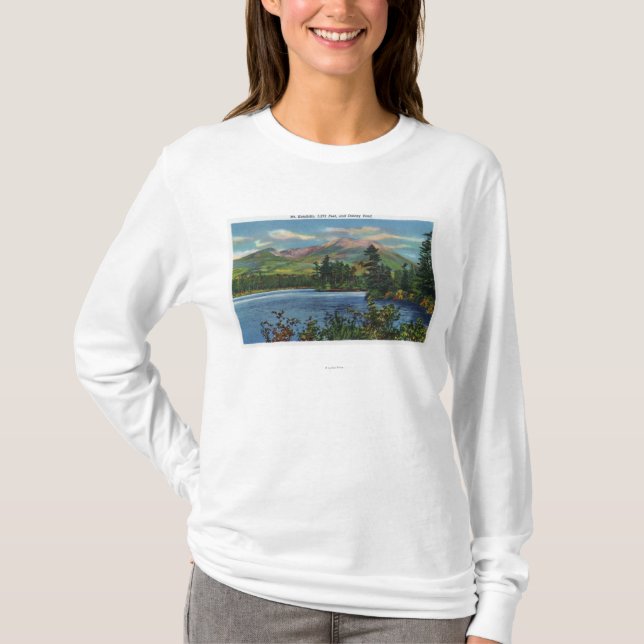 MaineView of Mount Katahdin and Daicey Pond T-Shirt (Front)
