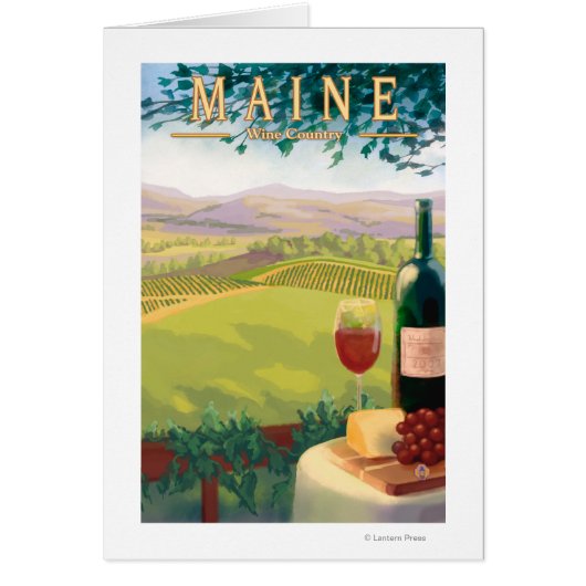 MaineWine Country Scene Cards (Front)