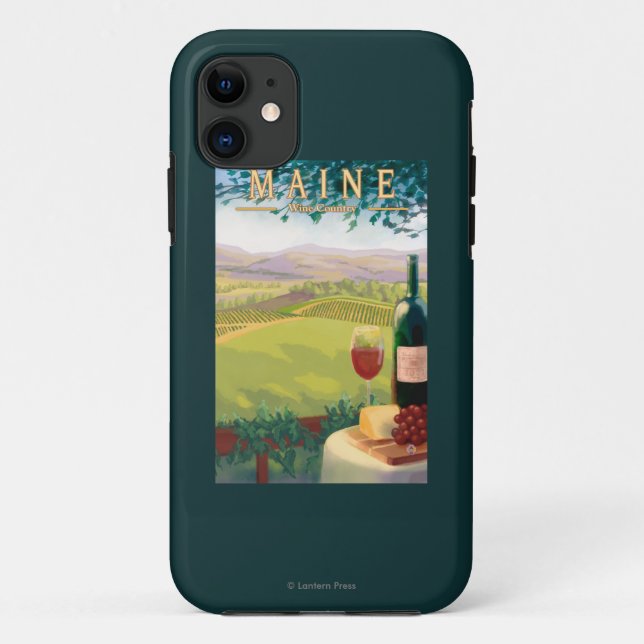 MaineWine Country Scene Case-Mate iPhone Case (Back)