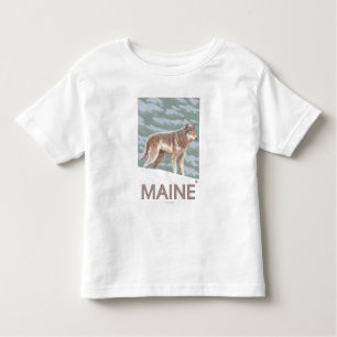 MaineWolf Scene Toddler T-shirt