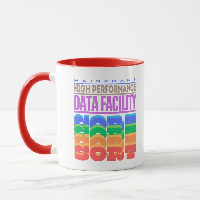Mainframe and Data Facility Sort (DFSORT) Mug (Left)