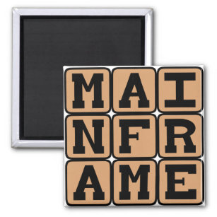 Mainframe, Large Computer Magnet