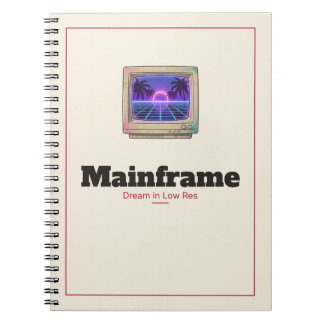 Mainframe Retro CRT Monitor Spiral Notebook