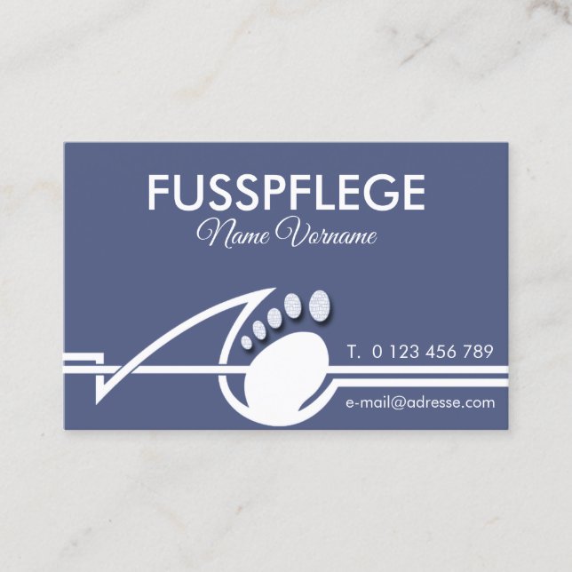 maintenance business card (Front)