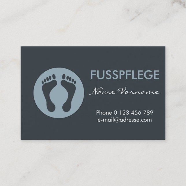 maintenance business card (Front)