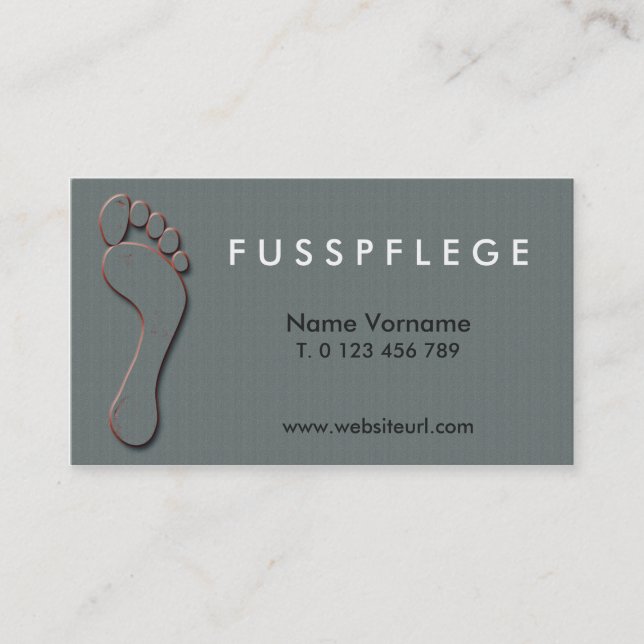 maintenance business card (Front)