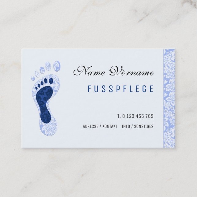 maintenance business card (Front)