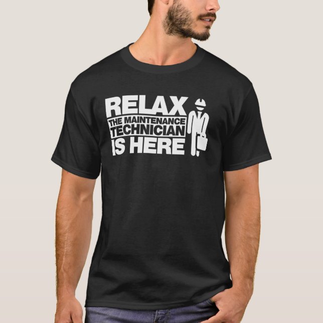 Maintenance Tech Apparel - Top Funny Techs Design (Front)
