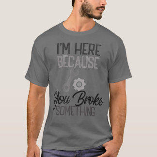 Maintenance Technician Upkeep Ninja Fixologist Rep T-Shirt