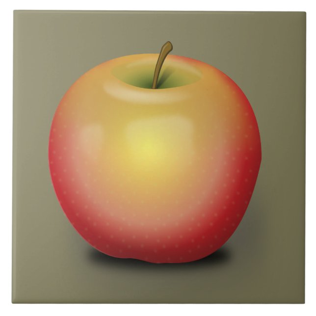 Maintosh Apple Ceramic Tile (Front)