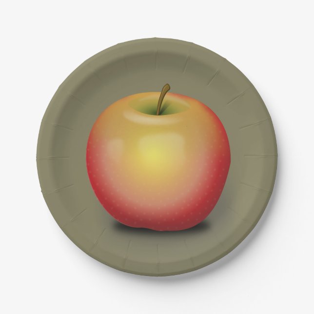 Maintosh Apple Paper Plates (Front)