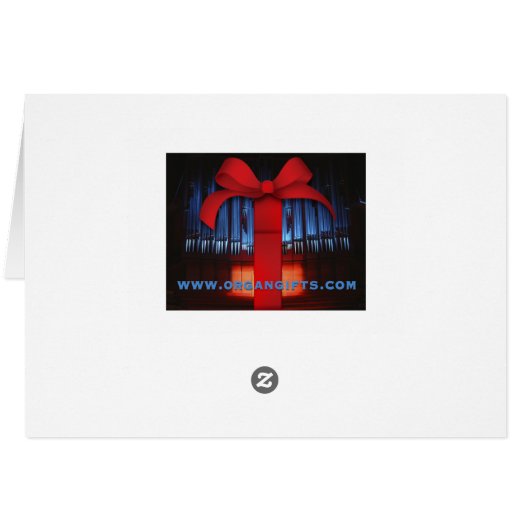 Mainz Cathedral, Germany, organ card (Back Horizontal)