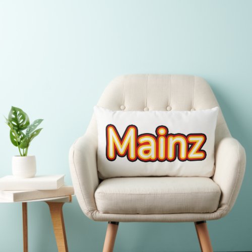 Mainz Deutschland Germany Lumbar Pillow