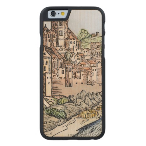 Mainz Germany 1493 Carved Maple iPhone 6 Slim Case