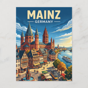 Mainz Germany Postcard