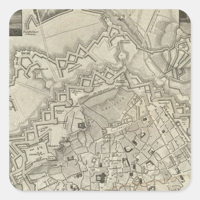 Mainz, Germany Square Sticker (Front)