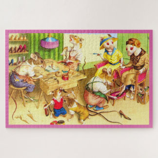 Mainzer mice cobblers and shoe store print jigsaw puzzle