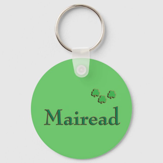 Mairead Irish Name Keychain (Front)
