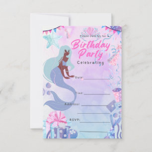 mairmade invitation for birthday party