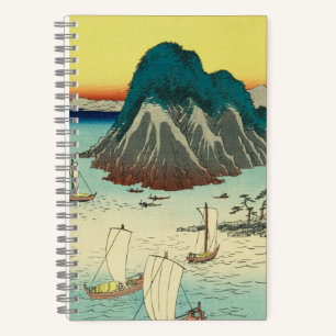 Maisaka, Japan: Vintage Japanese Woodblock Art Notebook