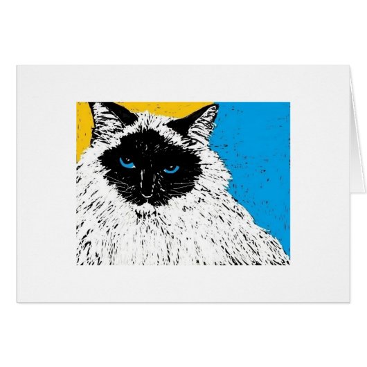 maisie the ragdoll cat cards (Front Horizontal)