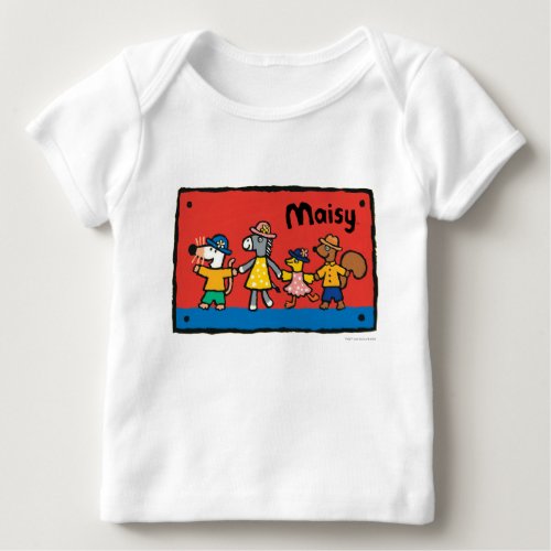 Maisy and Best Friends Hold Hands Baby T_Shirt