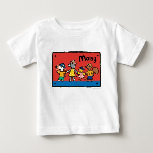 Maisy and Best Friends Hold Hands Baby T_Shirt