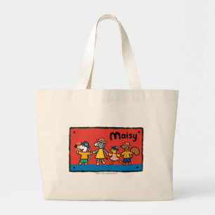 Maisy and Best Friends Hold Hands Large Tote Bag