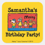 Maisy and Best Friends Hold Hands Square Sticker