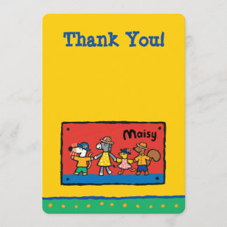 Maisy and Best Friends Hold Hands Thank You Card